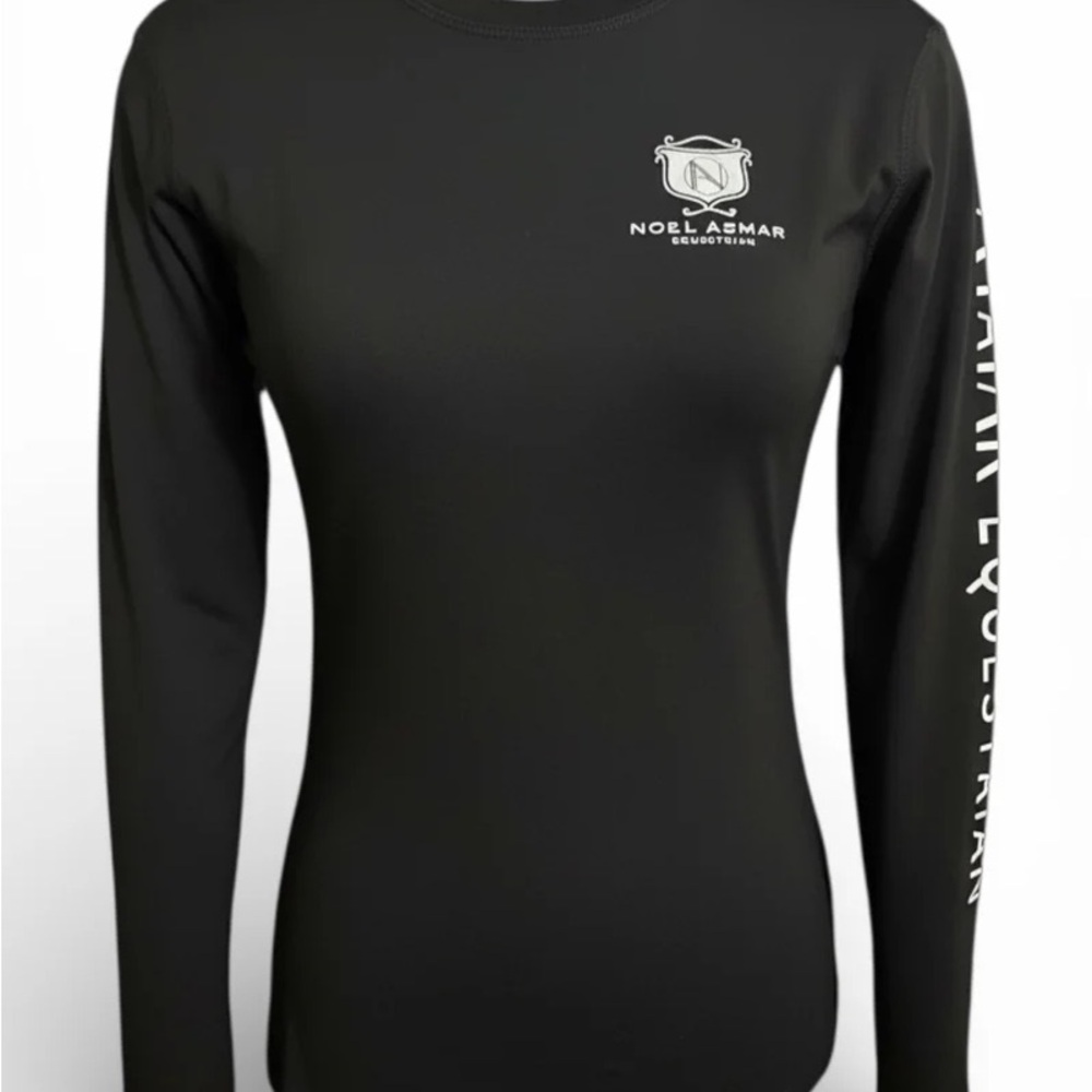 Noel Asmar Equestrian Black Long Sleeve Riding Shirt